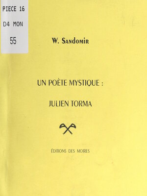 cover image of Un poète mystique